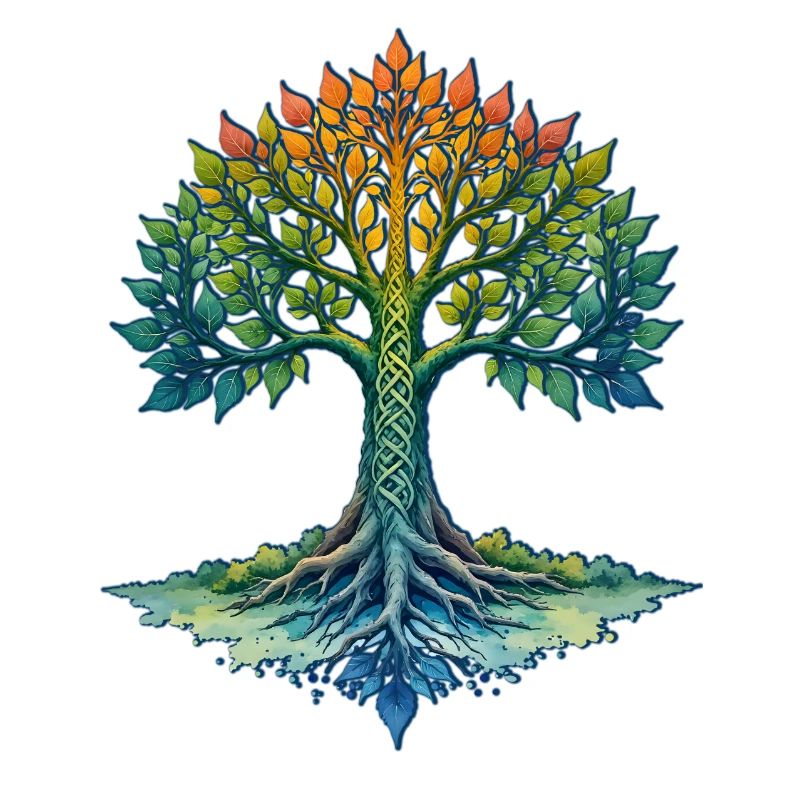 Regenbogenbaum des Lebens