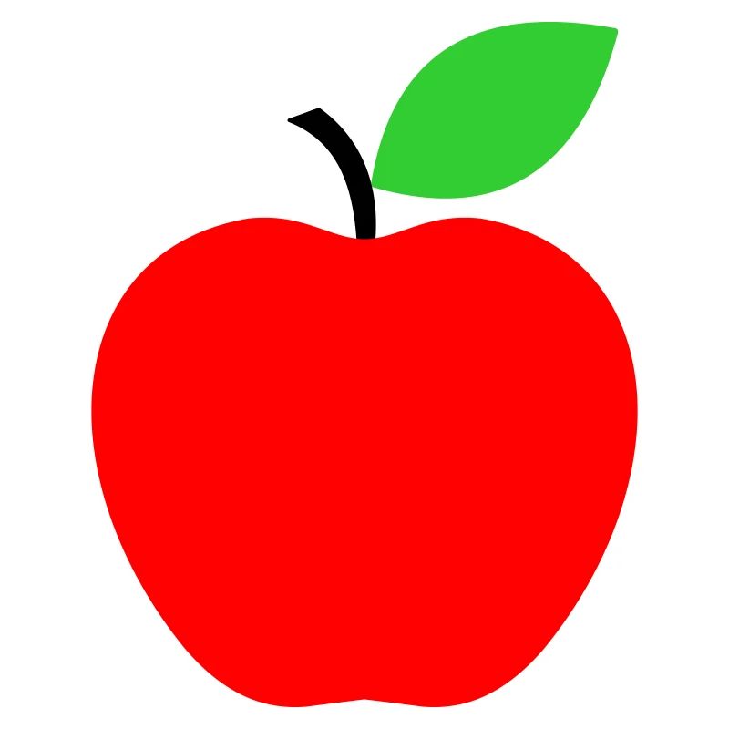 Red Apple Minimalist Icon