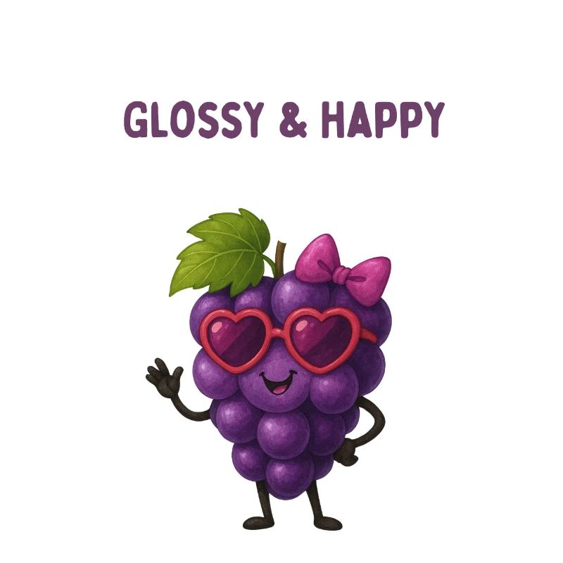 Glimmering Grape Happiness