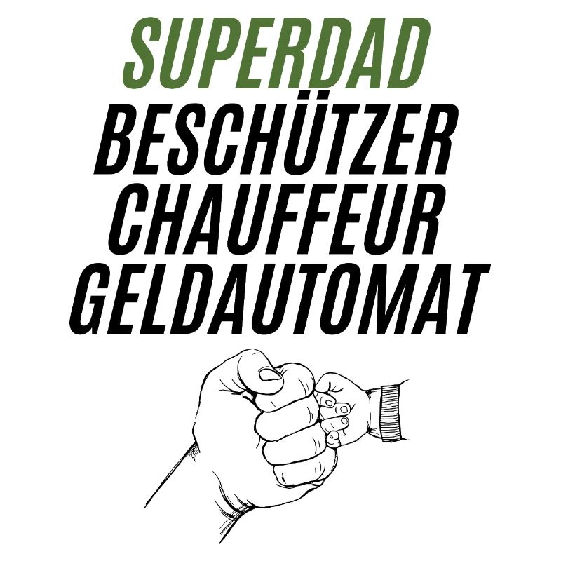 Superdad Kraftvoll Grün