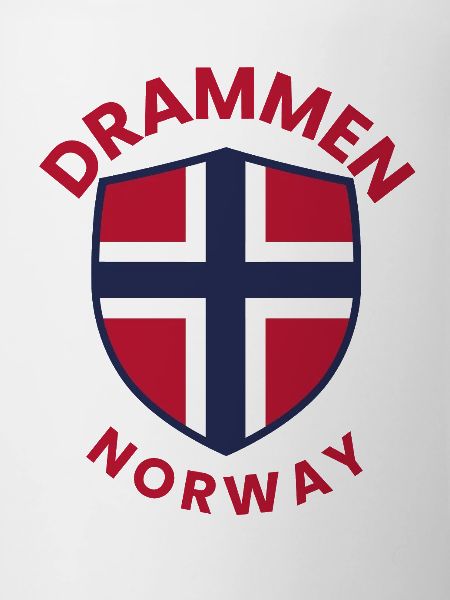 Drammen-Norwegen-Schildemblem