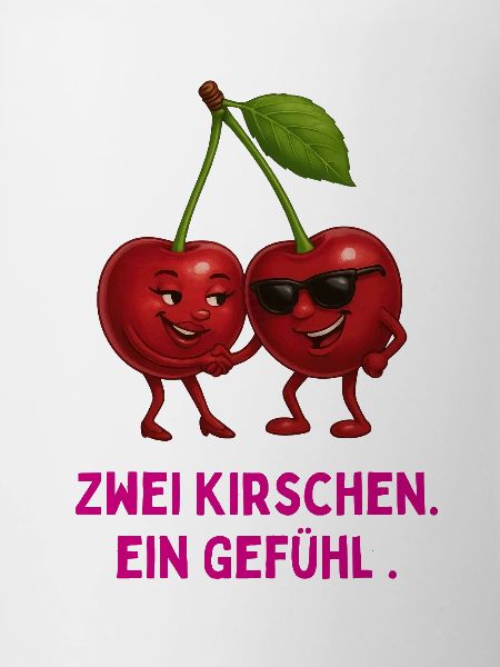 Two cherries, one feeling