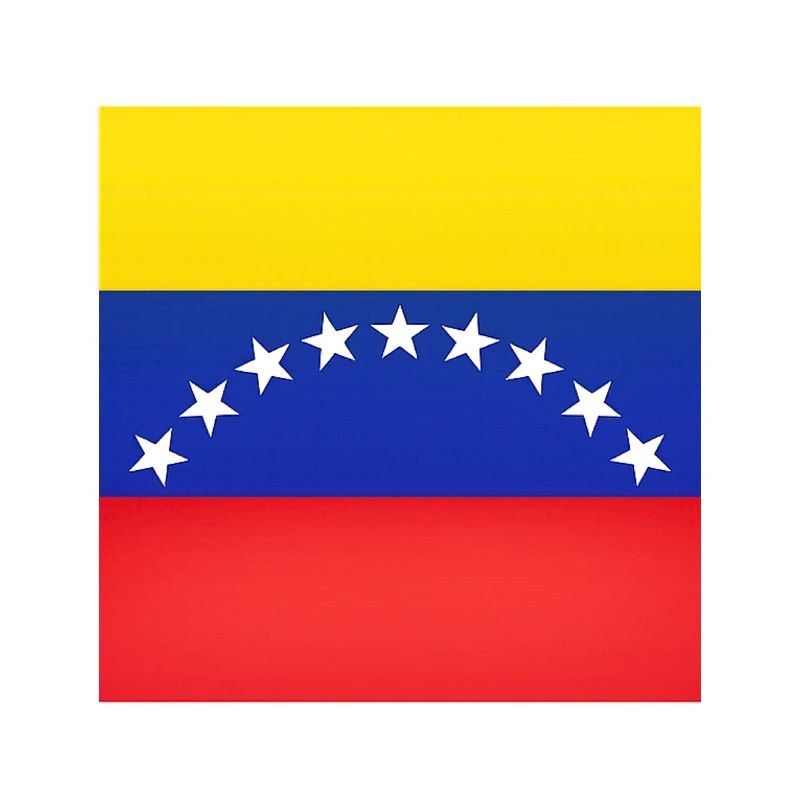 Venezuela Flag Arc Stars