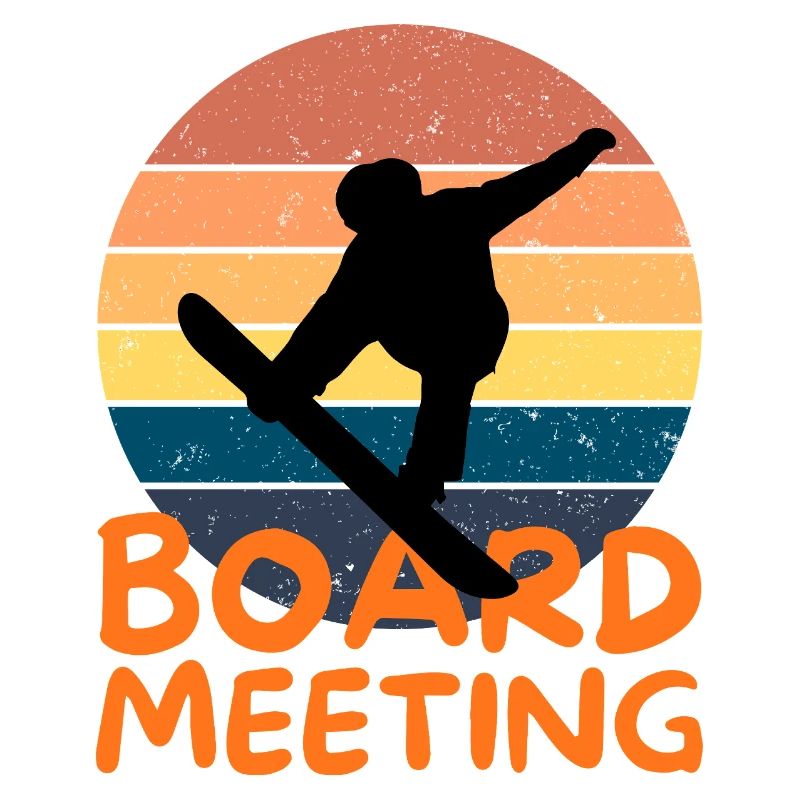 Snowboarding Board Meeting