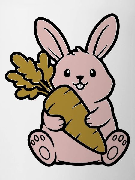 Cute Bunny with Carrot Carrot Comic