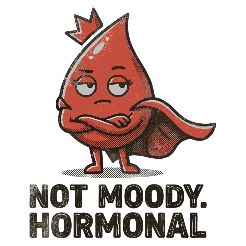 Pas d’hormones lunatiques – Déclaration drôle sur les règles