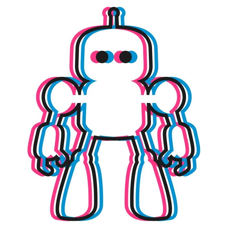 Robot 3D Effect AI Sci-Fi