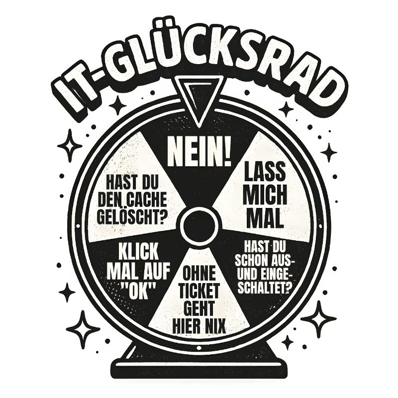 IT Support Glücksrad Service Desk IT Helpdesk