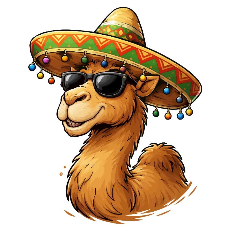 Camel Smile with Sombrero