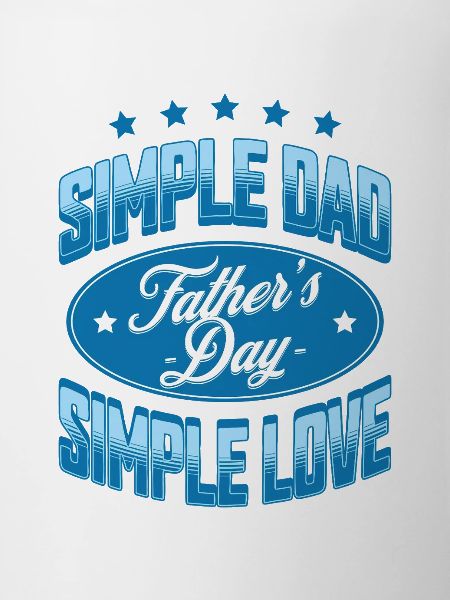 Simple Dad Father's Day Graphic Tee