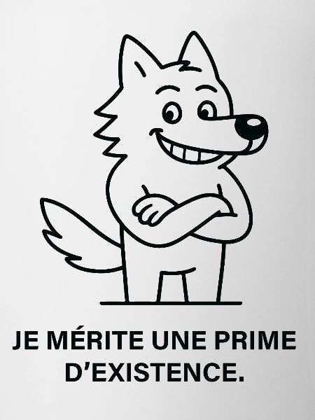 Prime d'existence du loup arrogant