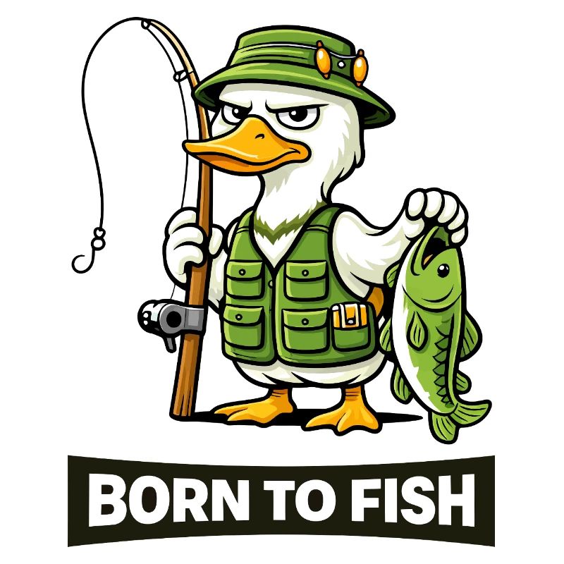 Born to Fish Duck Angler