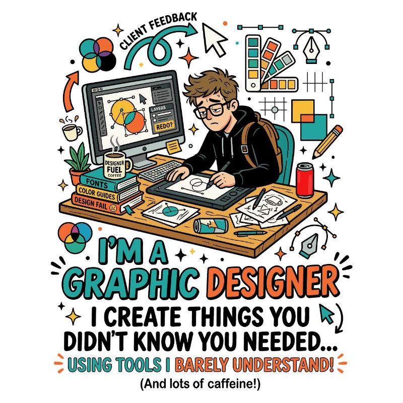 Graphic Designer Tools Humor Saying