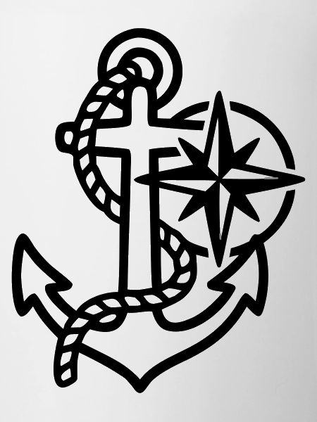 Anker Windrose Maritim Logo