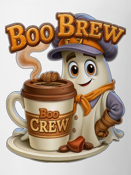 Boo Brew Barista Ghost