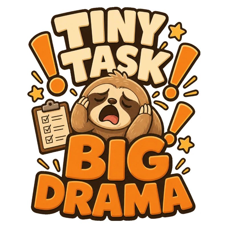 Tiny Task Big Drama Faultier