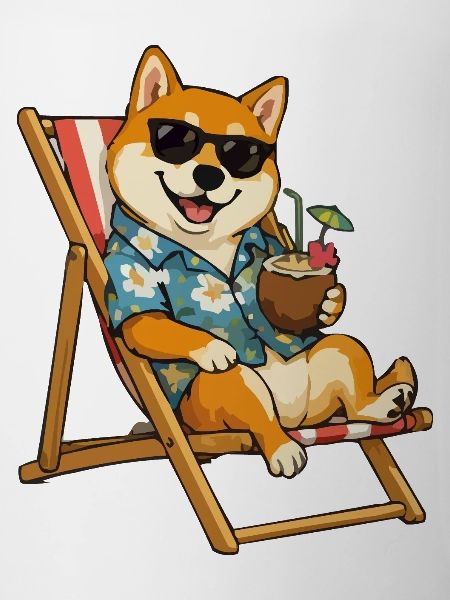Shiba Sandpiper with Cocktail