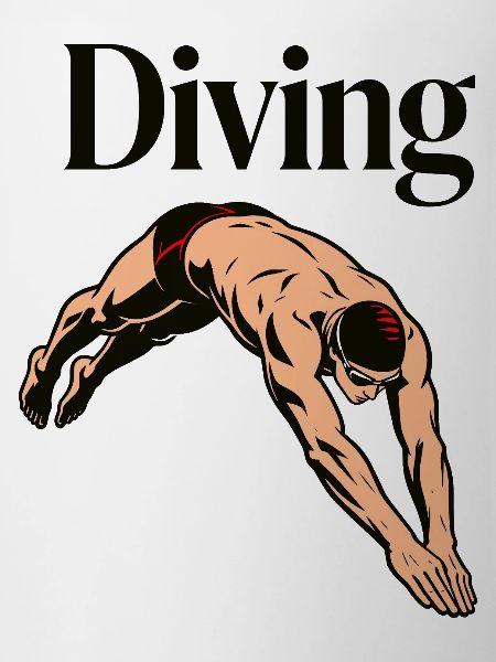 diving, diving, swimming