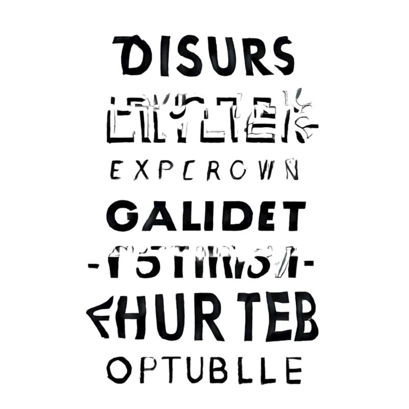 Glitch text cascade