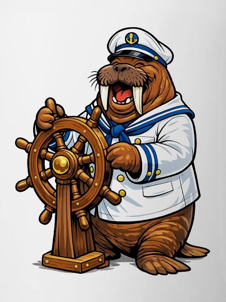 Walrus as a sailor