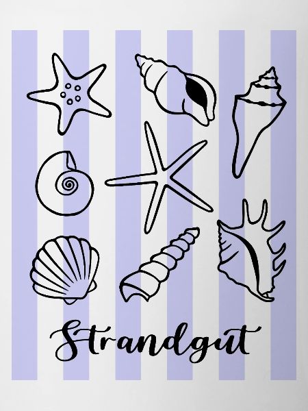 Strandgut Muscheln und Seesterne