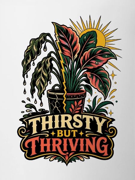 Thirsty but Thriving – Plant Humor