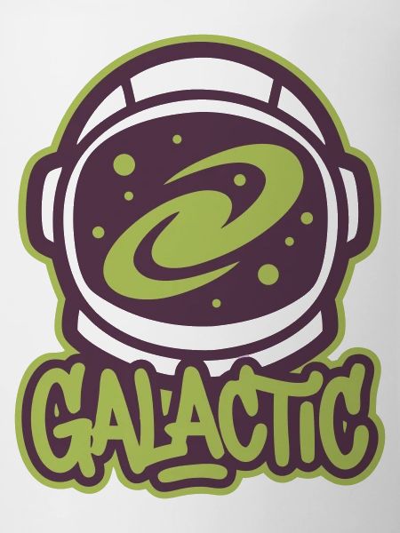 Galaxy Astronaut Helmet Logo