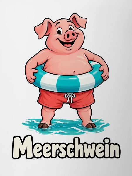 Meerschwein im Urlaub