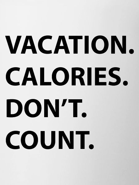 Vacation calories