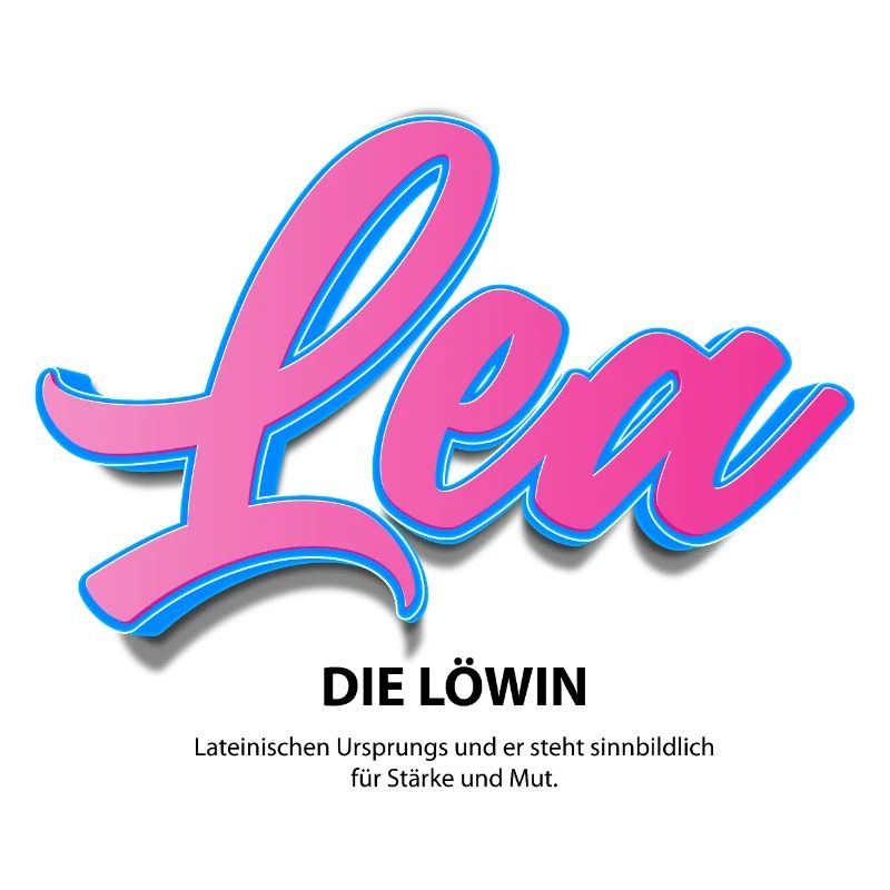 Lea in 3 D mit Bedeutung