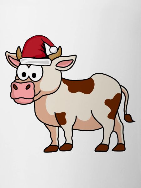 Cow Comic Christmas