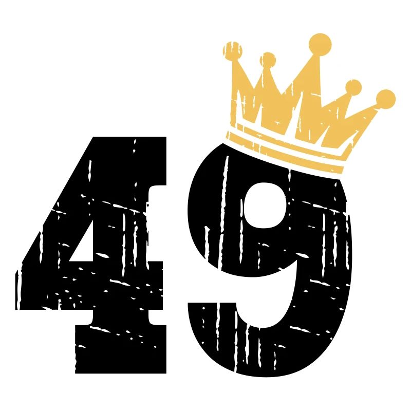 49 Crown 49th Birthday 49 Years