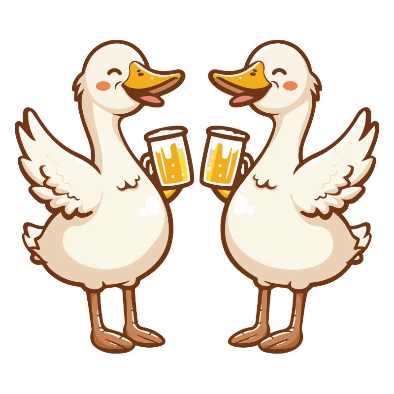Goose Comic Beer Funny Booze