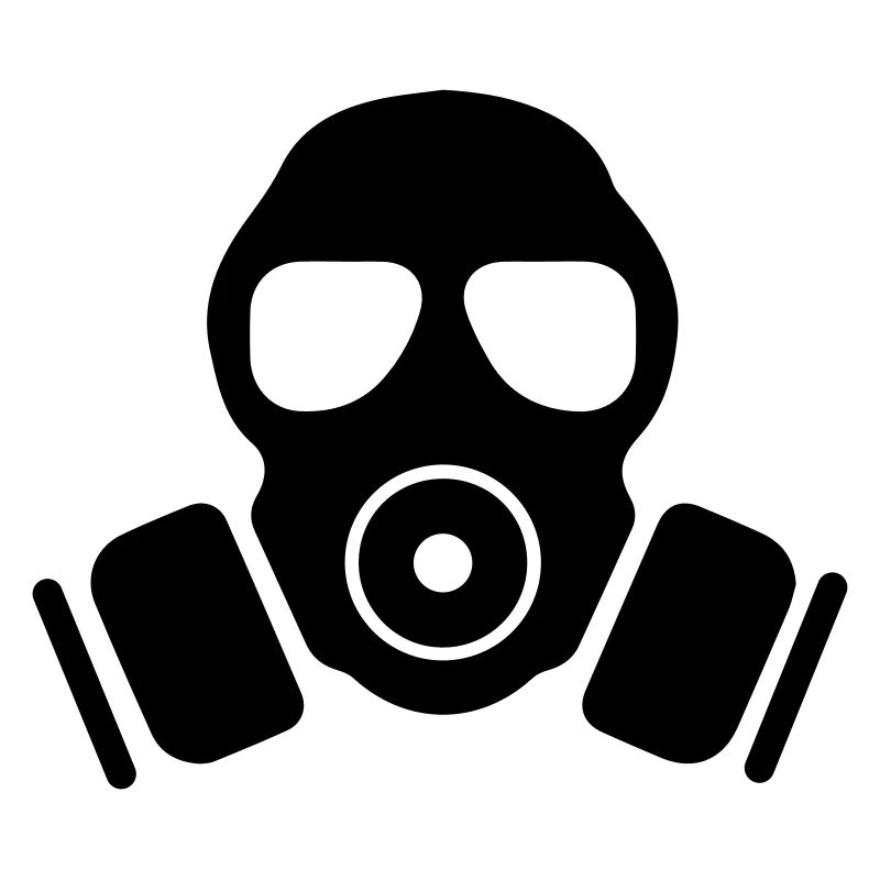 Gas mask symbol