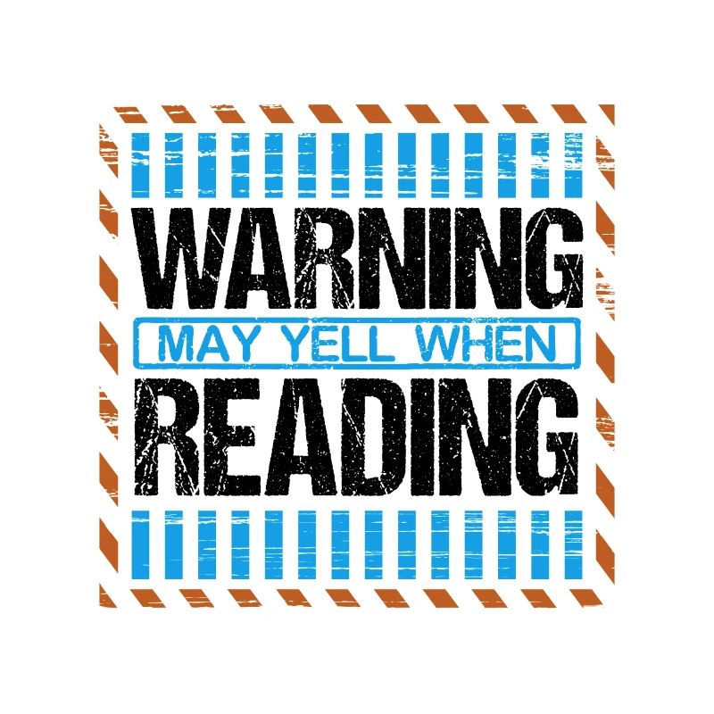 Reader Gift Book Lover Gift peut crier en lisant