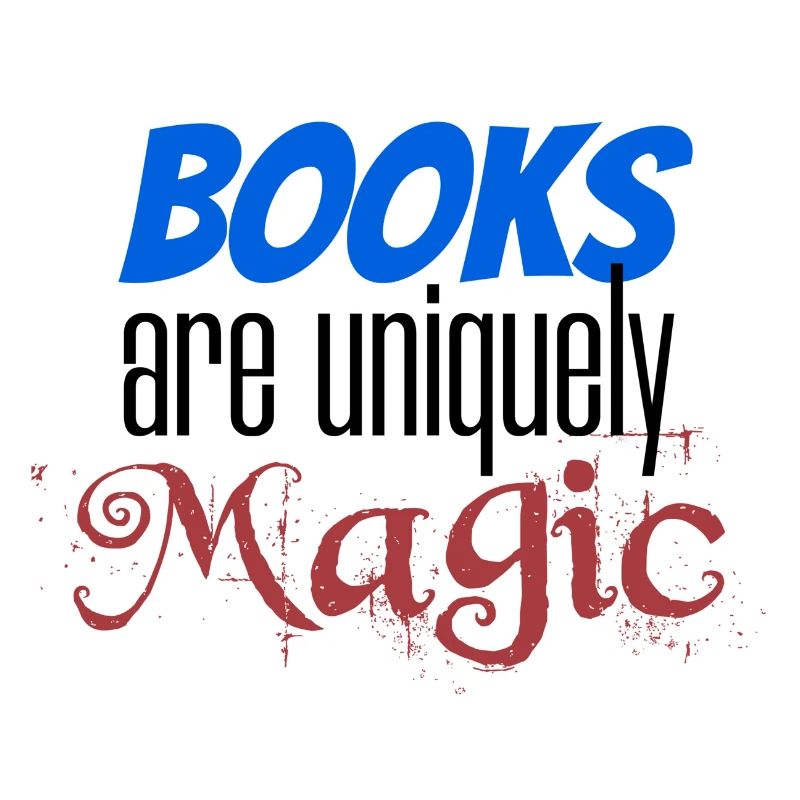 Book Lover Geschenke Bücher sind einzigartig Magic Reader