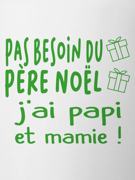 Cadeau père-noël papi mamie