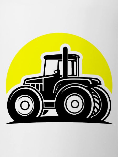 Tractor Icon Farmer Icon