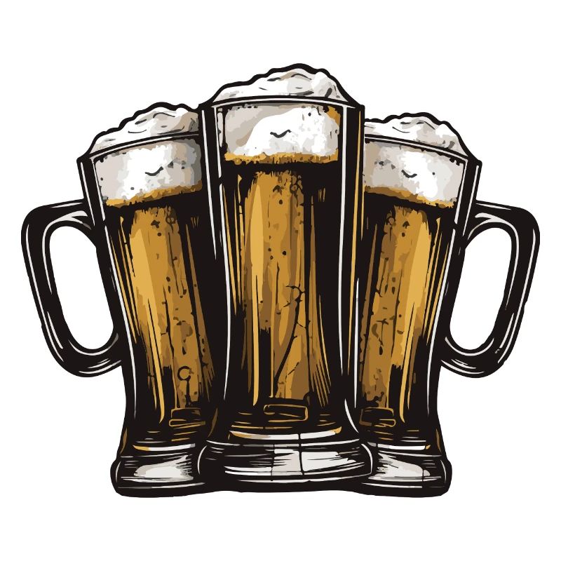 Bier Anstoßen Party