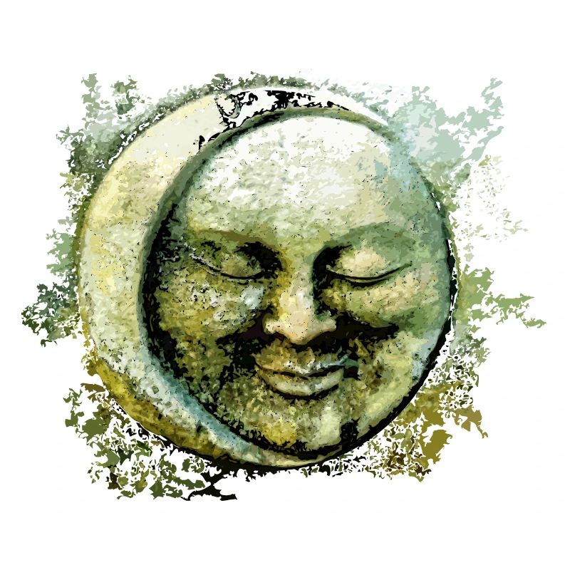Moon and sun