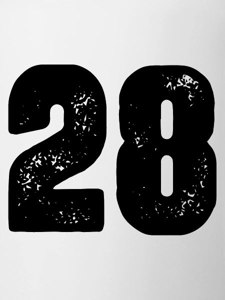 28 Number jersey