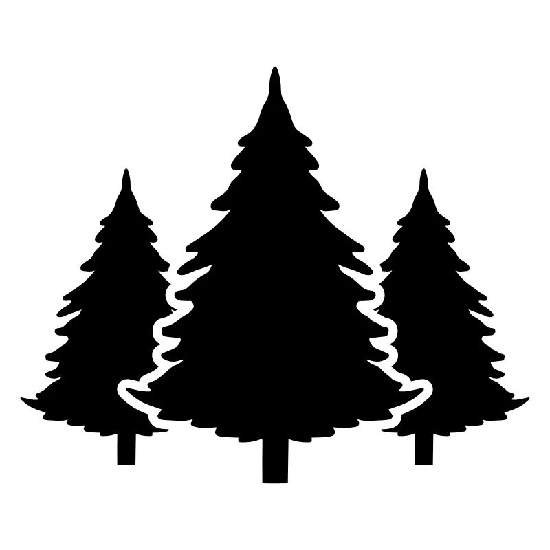 Sapin de forêt d’arbres