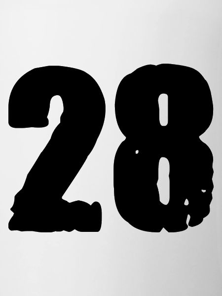 28 Number jersey