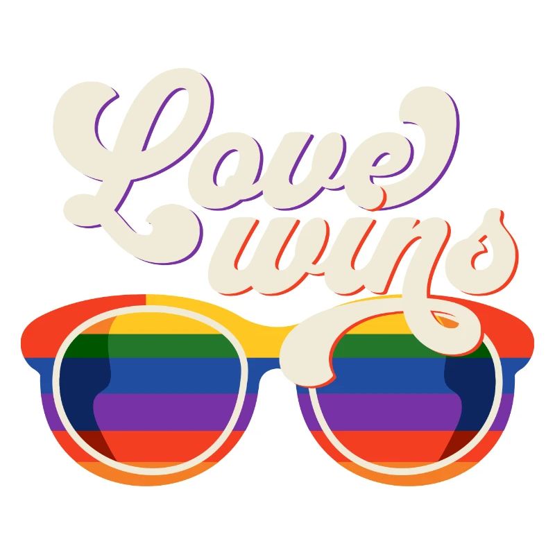 Gläser Liebe Gay Pride Regenbogen