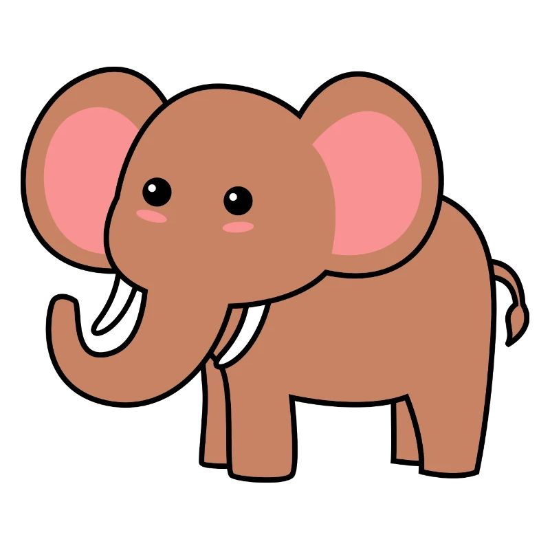 Mammouth Comic Animal
