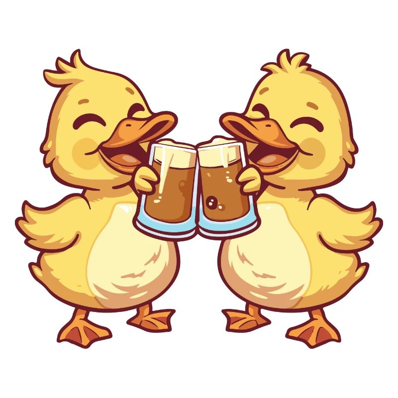 Duck Beer Funny Party