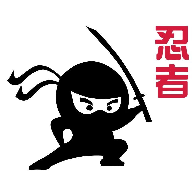 Ninja samurai japanese cartoon