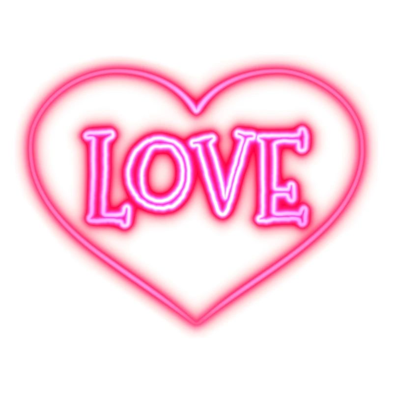 Neon Liebesherz