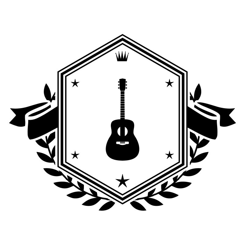 Gitarre Akustik wappen