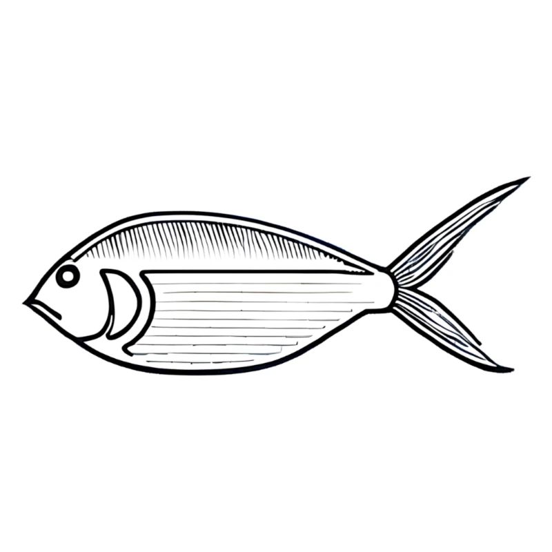 Élégant poisson habitant de la mer